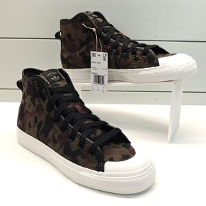 Adidas Nizza High RF Camo Canvas Hi-Top Casual Sneakers Size Men's 8.5